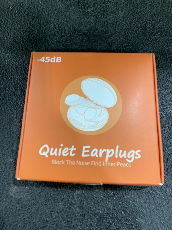 Photo 1 of Ear Plugs for Sleeping Noise Cancelling, 45dB Soft Earplugs for Concert, Reusable Ear Plugs for Noise Reduction with Case & 8 Eartips, for Sleeping, Concert, Working, Studying, Traveling (Black)