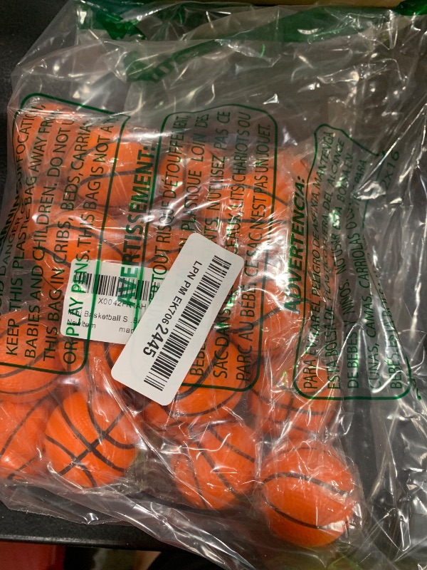 Photo 1 of Mini Basketball Stress Ball 25 Pack Mini Basketballs Small Foam Sports Ball for Kids Anxiety Relief Toy Basketball Gifts Sports Party Gift Bag Fillers