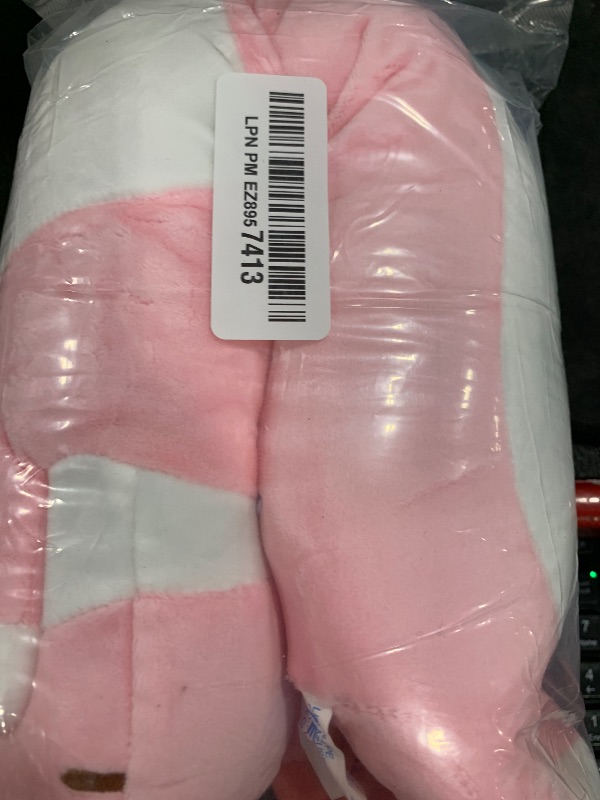 Photo 1 of shangman Lovely Plush Cat Doll Cute Cartoon Soft Stuffed Kitten Long Throw Sleeping Pillow Doll Toy Gift for Kids Girlfriend Multiple Size (Pink,50cm/19.6in)