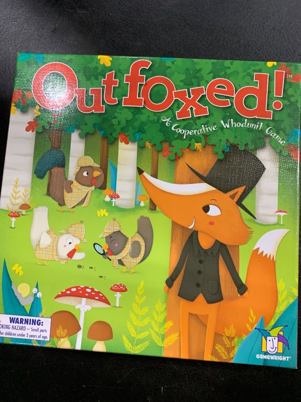 Photo 1 of OUTFOXED, A CLASSIC WHO DUNNIT GAME FOR PRESCHOOLERS, 4 players