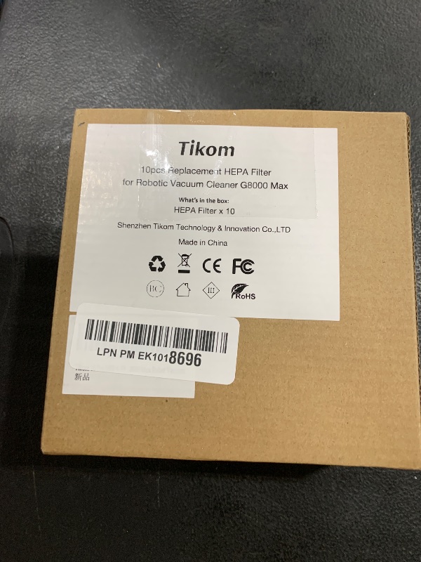 Photo 1 of Tikom 10 Pcs HEPA Filters, Only for G8000 Max Robot Vacuum