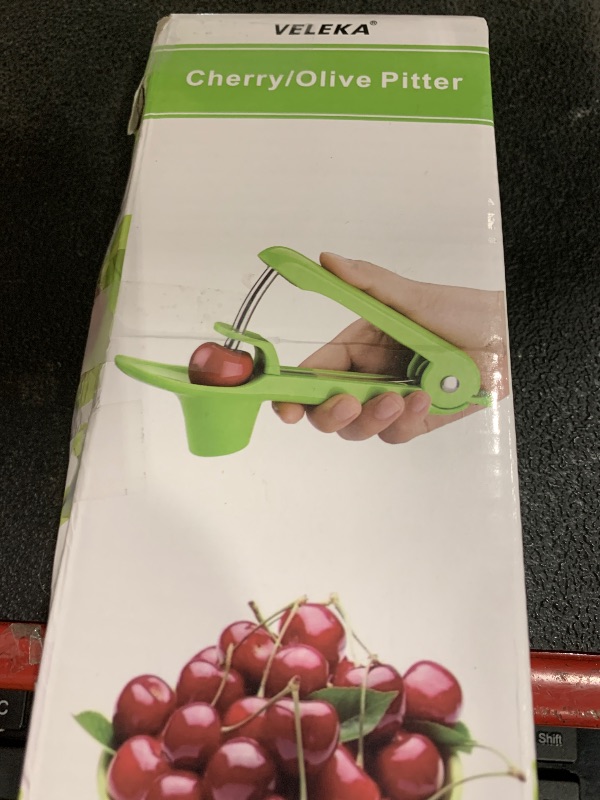 Photo 1 of Cherry Pitter, Heavy-Duty Stainless Steel Cherry Olive Pitter Tool, Easy Press Cherry Pit Remover for Cherry Jam Pie, Effortless to Use & Clean