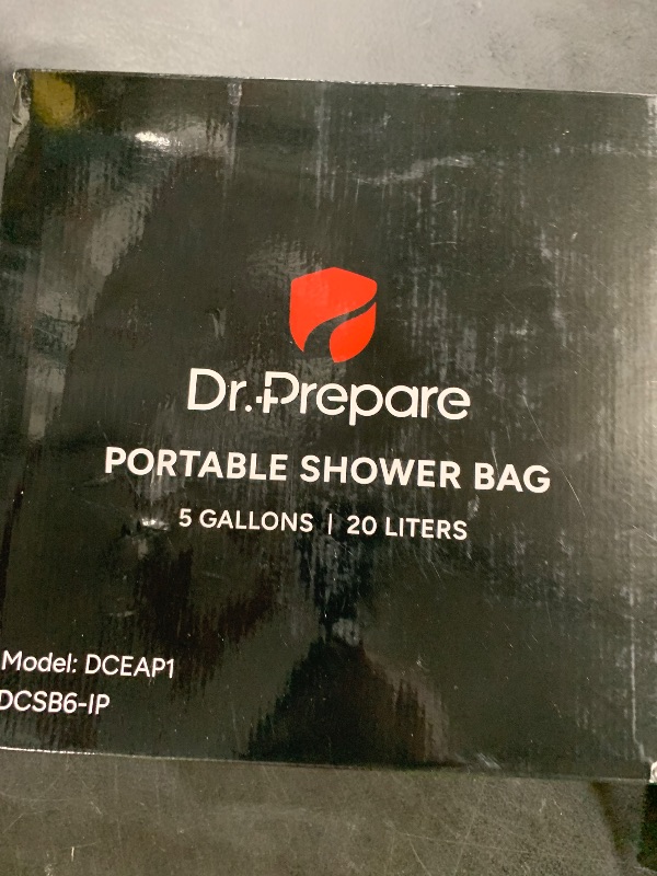 Photo 1 of DR.PREPARE Portable Shower for Camping, 4/5 Gallons Camping Shower Bag, Portable Outdoor Shower with Pump for Hiking, Climbing, Pet Cleaning, Car Washing, Beach & Emergency