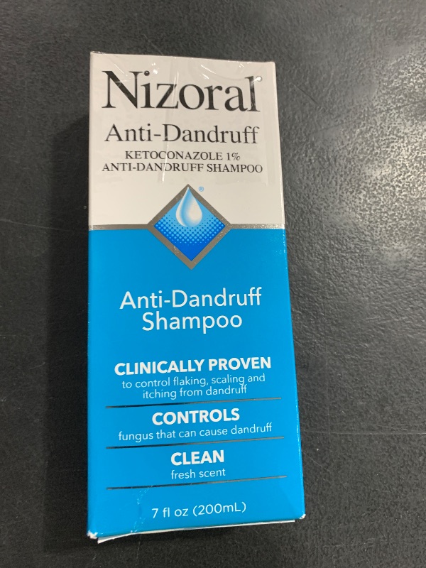 Photo 1 of Nizoral Anti-Dandruff Shampoo with 1% Ketoconazole, Fresh Scent, 7 Fl Oz exp date 01/2027