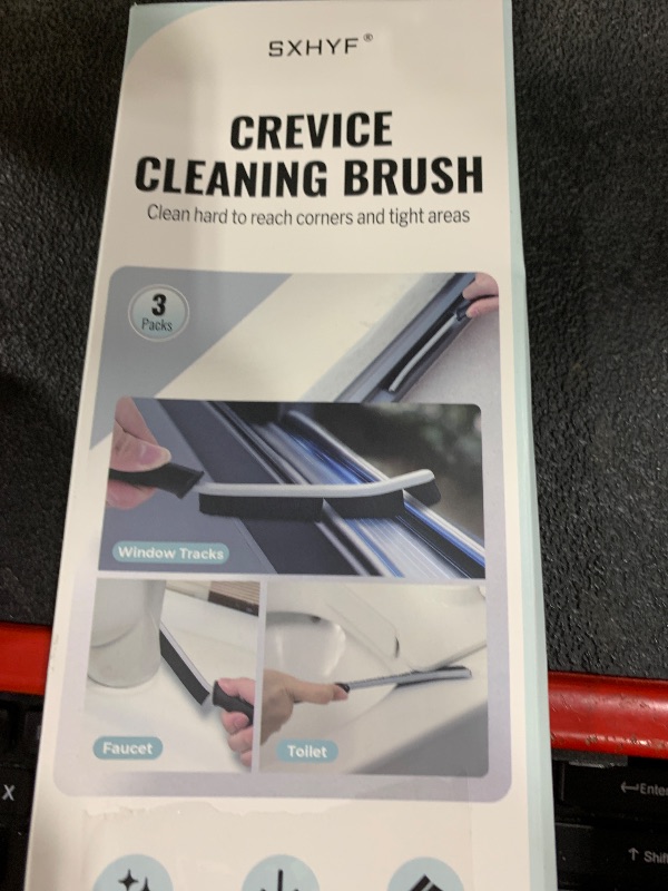Photo 1 of SXhyf Crevice Cleaning Brush - Grout Scrub Brush, House Cleaning Supplies, Gap Cleaning Tools, Home Essentials, Gifts for Women Men, Hard Bristle Crevice Cleaner Brush for Household Use, Bathroom