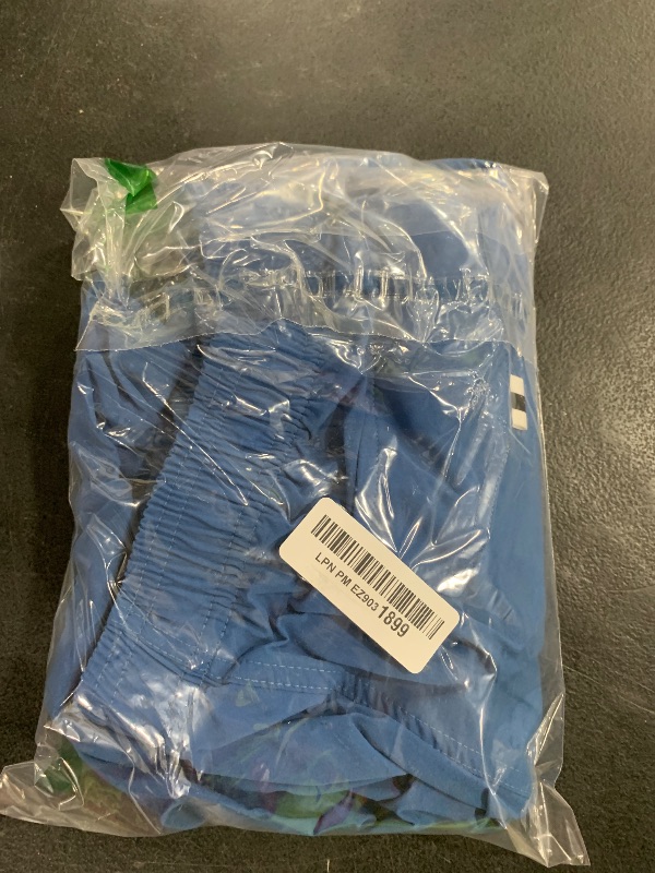 Photo 1 of Alimens & Gentle Mens 5" Swim Trunks with Zipper Pocket 2 in 1 Swim Shorts with Compression Liner Solid Quick Dry Beach Shorts Peacock Blue