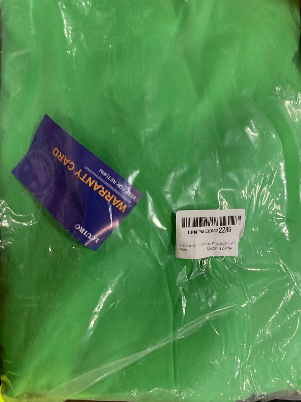 Photo 1 of 10X12ft Green Screen Backdrop for Photography, LCUIRC Chromakey Polyester Collapsible Greenscreen Background for Streaming, Photography, Zoom Meeting, Video Editing, Podcasting