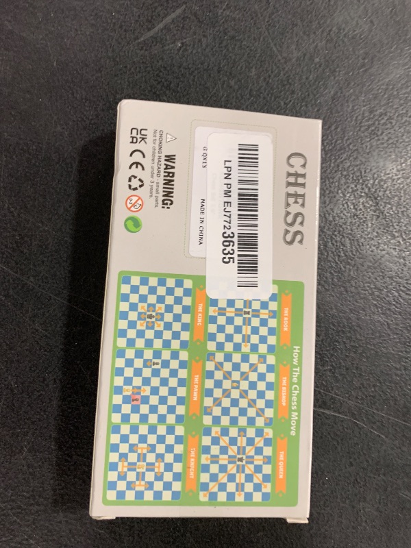 Photo 1 of Travel Chess Set Magnetic Portable Folding Board - Small Mini Pocket Chess Set (X-Small / 5.9 Inch)