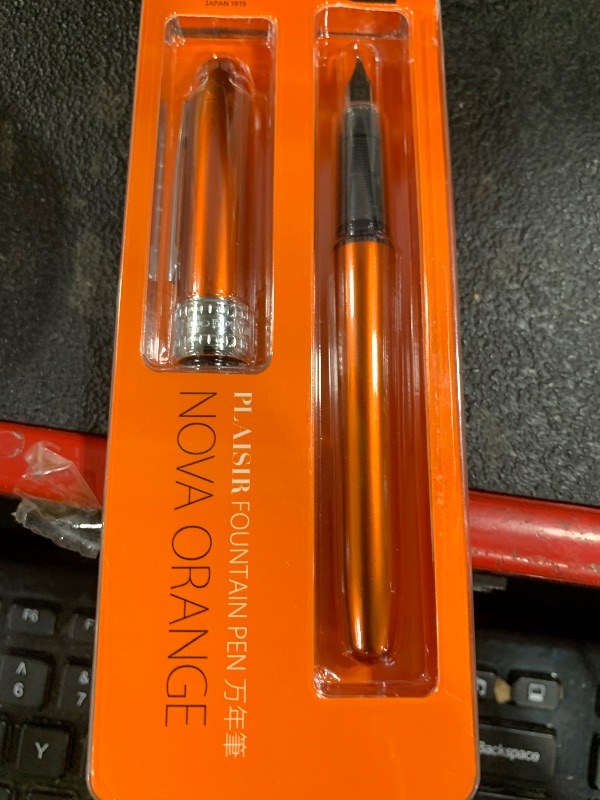Photo 1 of Platinum Fountain Pen, Plaisir Fine Nib, Nova-Orange (Pgb-1000#25-F)
