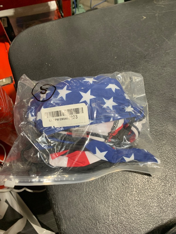 Photo 1 of Plyani Women Bikini Sets 2 Piece Sexy Thong Swimsuit Sling Halter String Red White and Blu Star USA American Flag Swimwear Set Bathing Suit Top (American-S)