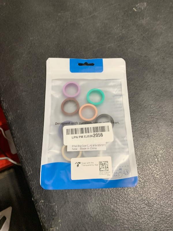 Photo 1 of 10 Pack Ring Cover Compatible with Oura Ring Gen 4/Oura Ring Gen 3 Horizon/Gen 3 Heritage, Surport Charging with Cover on, Anti-Scratch Elastic Silicone Ring Protector for Men Women Working Out Gym