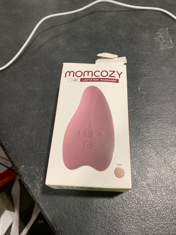 Photo 1 of Momcozy Warming Lactation Massager 2-in-1, Soft Breast Massager for Breastfeeding, Heat + Vibration Adjustable for Clogged Ducts, Improve Milk Flow, Engorgement