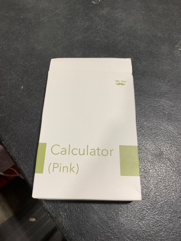 Photo 1 of Mr. Pen Mechanical Switch Calculator - 12 Digit Large LCD Display, Pink with Big Buttons, Back to School Supplies