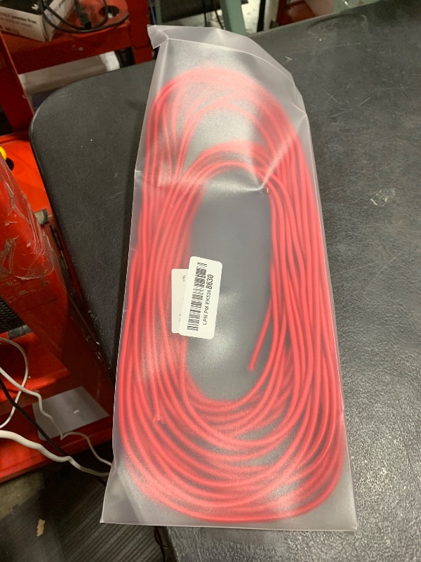 Photo 1 of PerkHomy Bungee Shock Cord Rope Marine Grade Heavy Duty Polyester Bungie Elastic Stretch String for Kayak Strap Tarp Tie Down Canopy Boating Camping Tent Crafting Patio ?Red-3/16 x 50'?