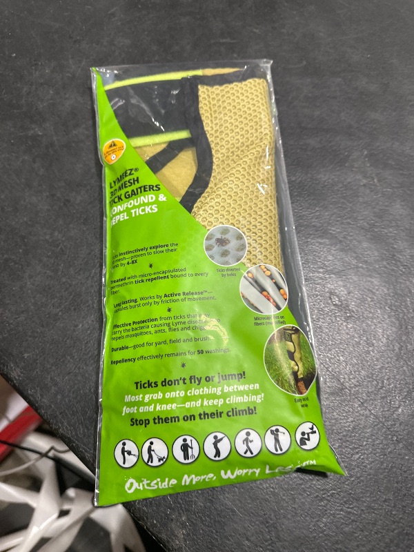Photo 1 of LYMEEZ 3D Mesh Tick Repelling Leg Gaiters