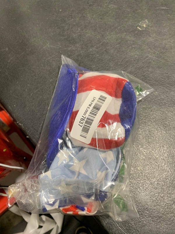 Photo 1 of Ousiya 3 PCS 4th of July Dog Bandana, Uncle Sam Pet Top Hat, American Flag Dog Bow Tie for Small Medium Dogs