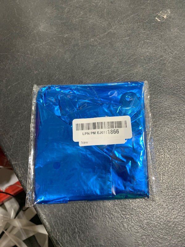 Photo 1 of Number balloons 16 Inch, Blue Number Foil Balloons 0-9, Small Mylar Balloon Numbers for Birthday Aniversary Silver Party Decorations Supplies