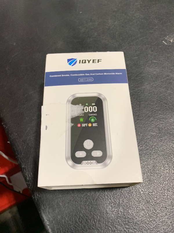 Photo 1 of IQYEF 5-in-1 Carbon Monoxide Detectors,Natural Gas Leak Detector & Smoke and Carbon Monoxide detectors Plug-in, Battery Backup, HD Digital Display for CO, Smoke, Gas, Temp, Humidity - Home & RV Use