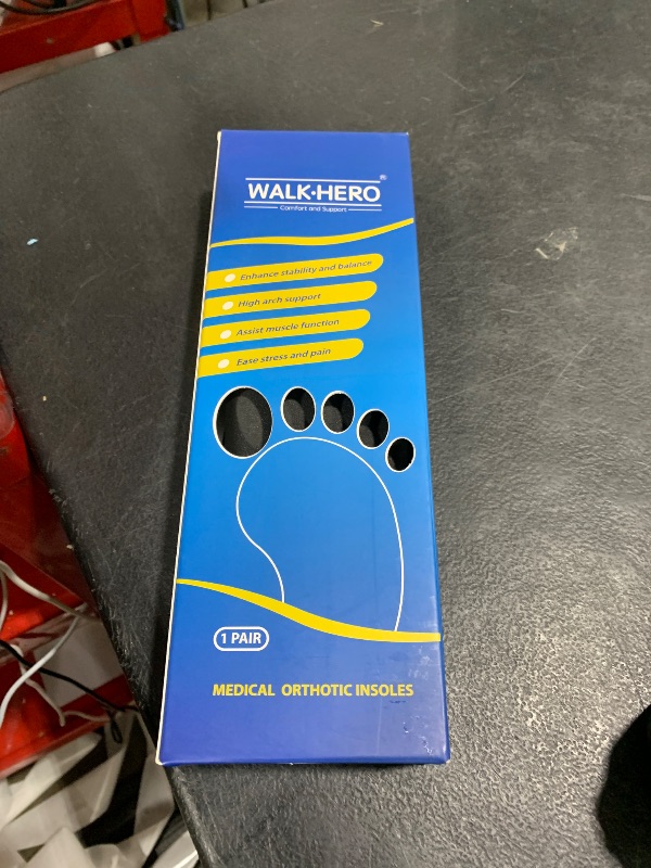 Photo 1 of Inserts Relieve Plantar Fasciitis - Flat Feet Insoles Arch Supports, Orthotic Insoles for Foot Pain Arch Pain Reduce Muscle Fatigue Absorb Shock (Mens 6-6 1/2 | Womens 8-8 1/2)