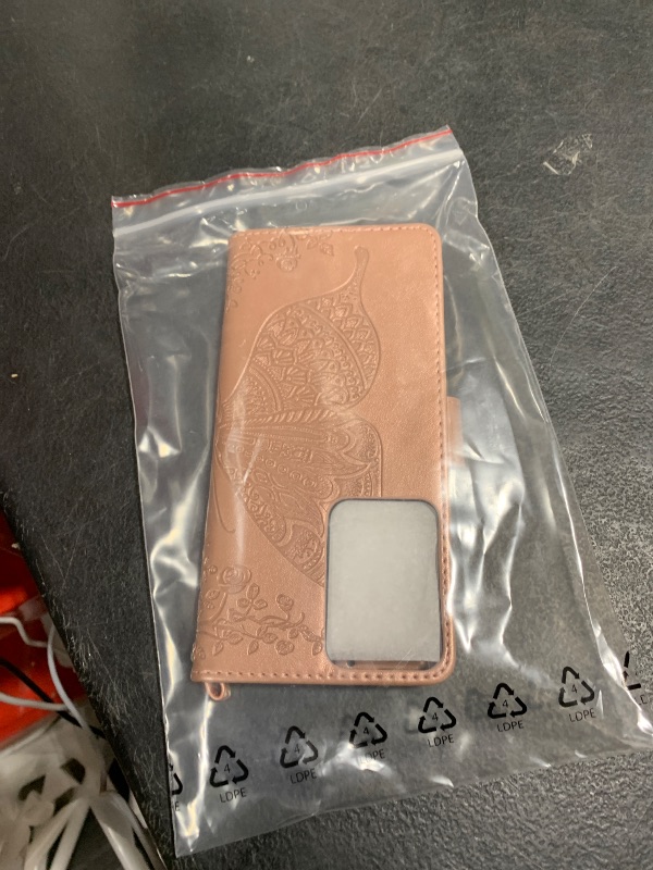Photo 1 of KRHGEIK for Moto G Stylus 5G 2024 Case Wallet,Women Butterfly Embossed Flip Folio PU Leather Card Holders Stand Wrist Strap Phone Cover for Motorola Moto G Stylus 5G 2024 (Rose Gold)