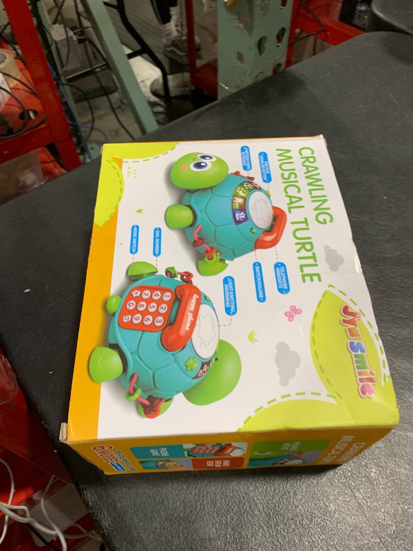 Photo 1 of Baby Toys 6 to 12 Months, Musical Turtle Crawling Infant Toys, Early Learning Educational Toy with Light & Sound, Christmas Birthday Gifts for Boy Girl 7 8 9 10 11 Month 0-1 Year Old