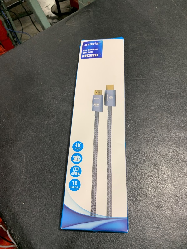 Photo 1 of LEADSTAR HDMI Cable 4K 15 ft / 4.5m, High Speed HDMI 2.0 Cord Braided | 4K@60Hz, Ultra HD, 2160p, ARC, HDR, 3D, HDCP 2.2 | for Xbox, PS5, TV, Laptop, Monitor