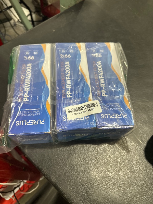 Photo 1 of PUREPLUS DA97-17376B Replacement for Samsung HAF-QIN, HAF-QIN/EXP, DA97-08006C, RF23M8070SG, RF23M8070SR, RF23M8090SG, RF23M8090SR, RF23M8570SR, RF23M8590SG Refrigerator Water Filter, 3Pack