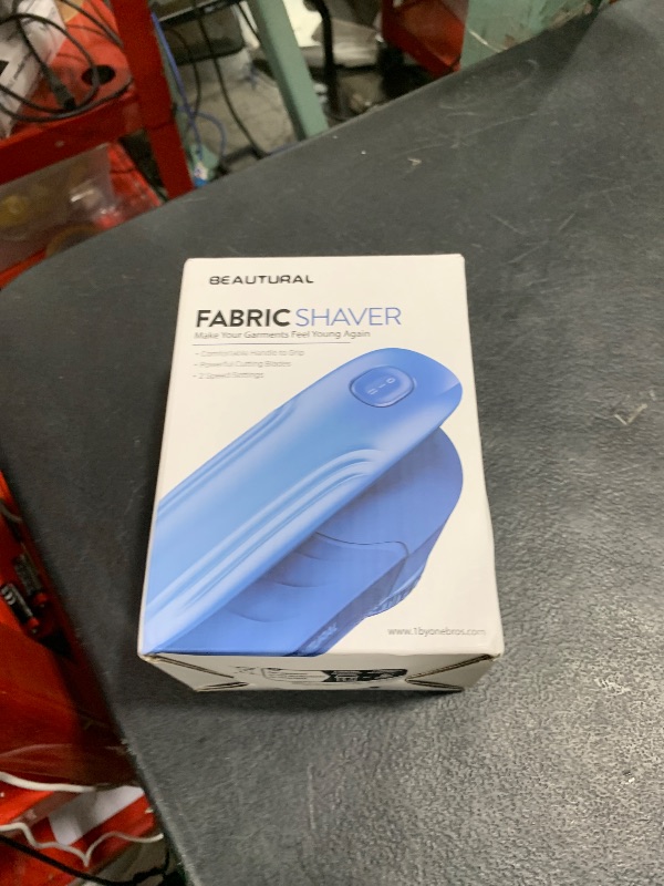 Photo 1 of BEAUTURAL Fabric Shaver and Lint Remover, Sweater Defuzzer with 2-Speeds, 2 Replaceable Stainless Steel Blades, Battery Operated, Remove Clothes Fuzz, Lint Balls, Pills, Bobbles