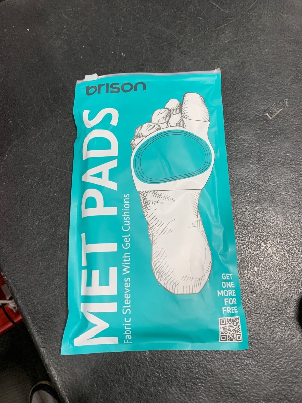 Photo 1 of Brison Metatarsal Pads for Women and Men Ball of Foot Cushion - Gel Sleeves Cushions Pad - Fabric Soft Socks for Supports Feet Pain Relief - 2 Pairs S (Men 5-7, Women 6.5-8.5)