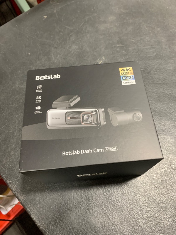 Photo 1 of BOTSLAB 4K Dash Cam Front and Rear, 170° Ultra Wide Dashcam with ADAS, Night Vision, 24/7 Parking Mode, Sony IMX415 Sensor, WDR, Free 64GB SD Card, 5G/2.4G WiFi, Built-in GPS, Loop Recording