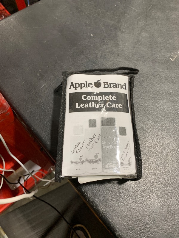 Photo 1 of Apple Brand Leather Cleaner & Conditioner Kit - for Use On Leather Purses, Handbags, Shoes, Boots & Accessories - Safe On Colored and Natural Leather