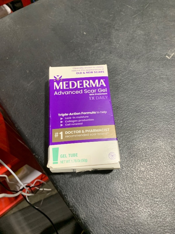 Photo 1 of Mederma Advanced Scar Gel, Treats Old and New Scars, Reduces the Appearance of Scars from Acne, Stitches, Burns and More, 50 Grams