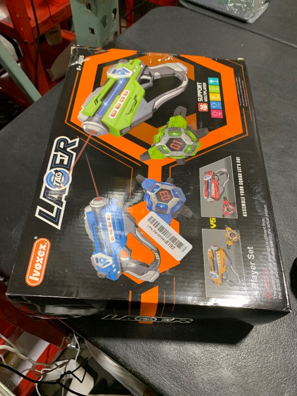 Photo 1 of Laser Tag Guns Set of 4 Laser Tag Guns with Digital LED Score Display Vests,Gifts for Teens and Adults Boys & Girls,Adults and Family Fun,Gift for Kids Ages 8 9 10 11 12+Year Old Boy