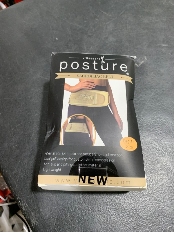 Photo 1 of Vriksasana Posture Sacroiliac Hip Belt for Women and Men That Alleviates Sciatic, Pelvic, Lower Back, Leg and Sacral Nerve Pain Caused by Si Joint Dysfunction| Trochanter Brace (Regular, Nude)