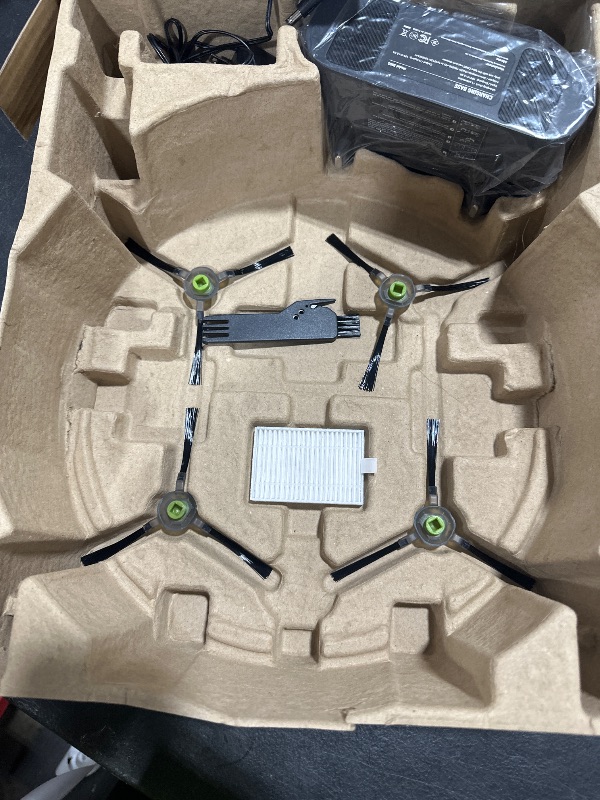 Photo 1 of Robot Vacuum and Mop, Mapping Robotic Vacuums Cleaner with LiDAR Navigation Smart & Strong Suction, WiFi/App/Alexa/Voice Control, Obstacle Avoidance, for Home, Wood/Hard Floors, Pet Hair -Grey