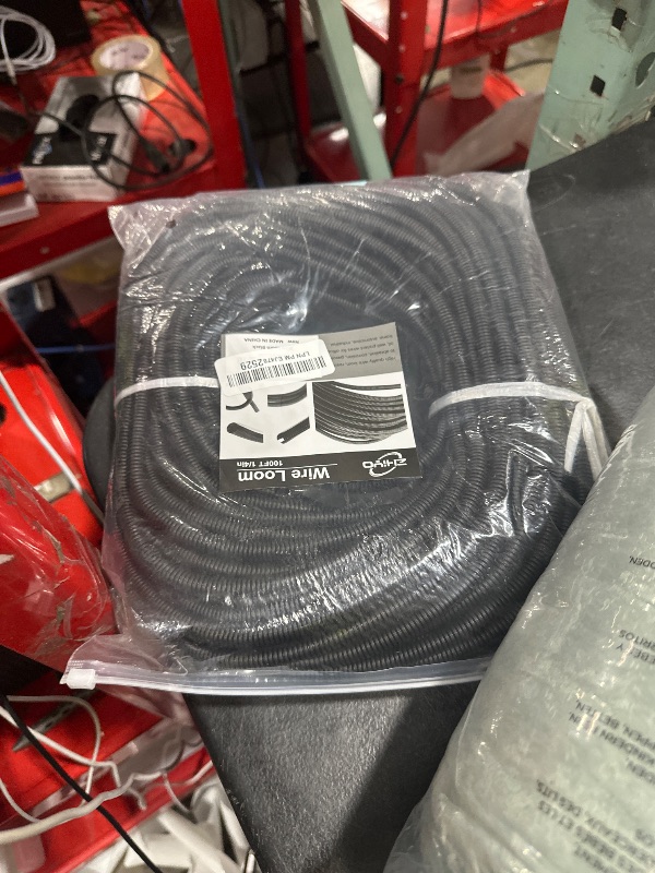 Photo 1 of ZhiYo 100 FT 1/4” Wire Loom Split Tubing Auto Wire Conduit Flexible Cover