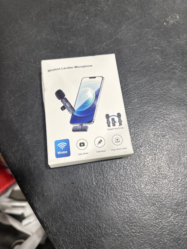 Photo 1 of Professional Wireless Lavalier Lapel Microphone for iPhone, iPad, mini Video Recording Mic forInterview Video Podcast Vlog YouTube&Livestream, Noise Reduction, Plug &Play