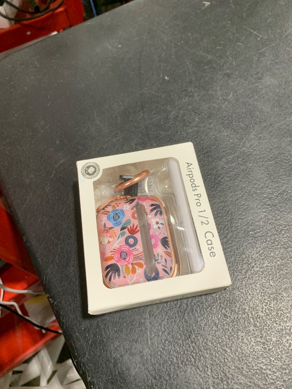 Photo 1 of Inesore for AirPods Pro 2nd Generation Case Cover with Lock, Flowers Cute AirPod Pro 2 Case Hard iPod Pro Cases for Women Girls with Cleaner Kit for AirPod Pro Cases (2023 USB-C /2022/2019) - Pink