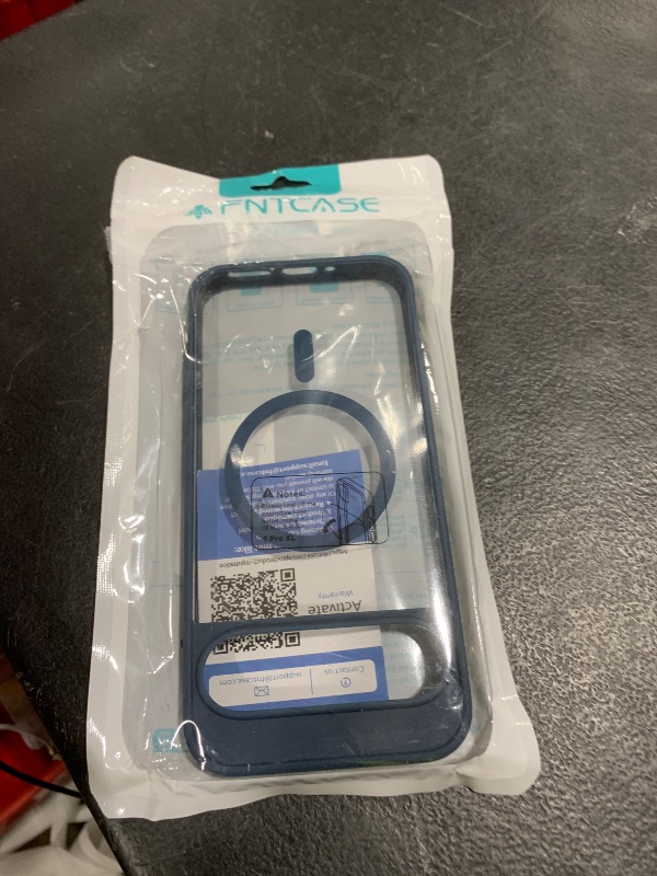 Photo 1 of FNTCASE for Google Pixel-9-Pro XL Case: Clear Case Magnetic Military Grade Drop Protection Anti Yellowing Cell Phone Cover - Rugged Shockproof Protective Bumper Transparent Cases(SapphireBlue)