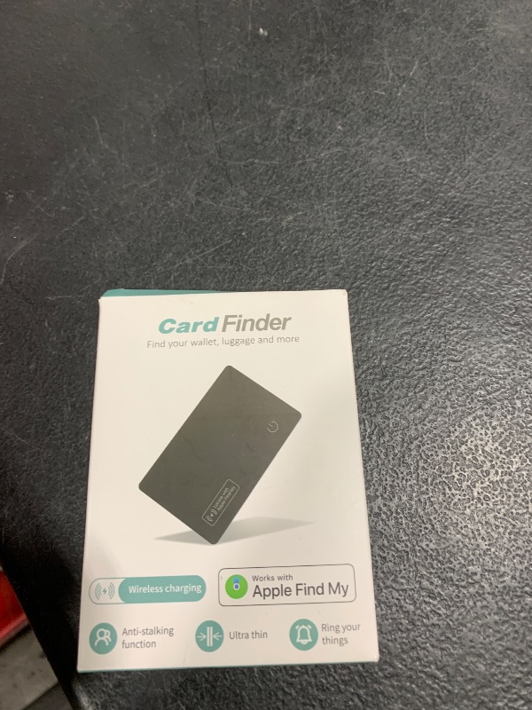 Photo 1 of VODESON Waterproof Smart Wallet Tracker Card - Works with Apple Find My, Wireless Charging, Ideal for Luggage, Phones, Passports - IP68, iOS Compatible Key Finder