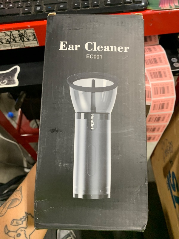 Photo 1 of HeaDot Electric Ear Wax Removal, Retractable Water Ear Wax Cleaner, Effective Ear Cleaning Kit, IPX6 Ear Irrigation Flushing System, Ear Washer for Humans with 4 Pressure Modes