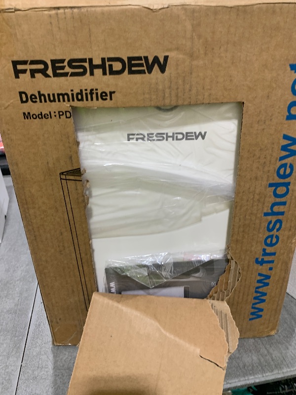 Photo 1 of FRESHDEW Dehumidifier, 50 Pints Dehumidifiers for Home, 4500 Sq. Ft Dehumidifiers with Drain Hose, 0.66 Gallon Water Tank for Basement Bathroom Bedroom, 24H Timer