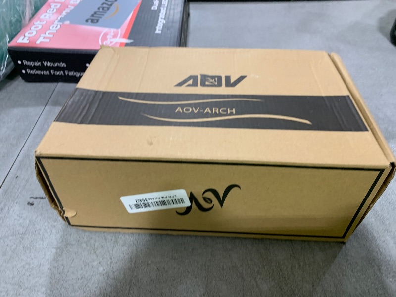 Photo 1 of AOV Wide Shoes for Women Arch Support Walking Sneakers for Plantar Fasciitis Wide Width Orthotic Tennis Shoes Size 9 BlackRose