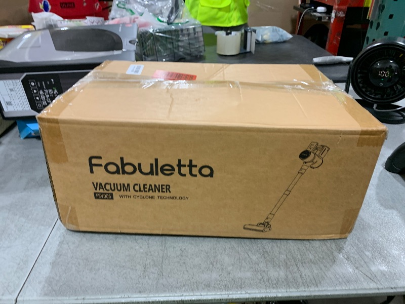Photo 1 of FABULETTA Cordless Vacuum Cleaner, 38Kpa Vacuum Cleaners for Home with 500W Brushless Motor, 6 in 1 Lightweight Stick Vacuum Up to 55 Mins Runtime, Great for Pet Hair, Carpet, Hard Floor, Deep Purple