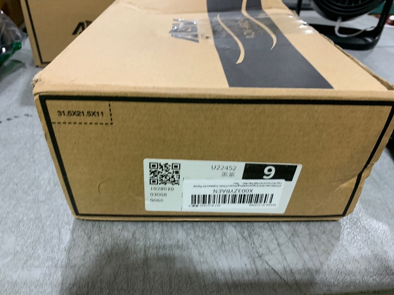 Photo 1 of AOV Women Arch Support Walking Shoes Orthotic Sneakers for Plantar Fasciitis Foot and Heel Pain Relief Tennis Shoes, Size 9 BlackPurple