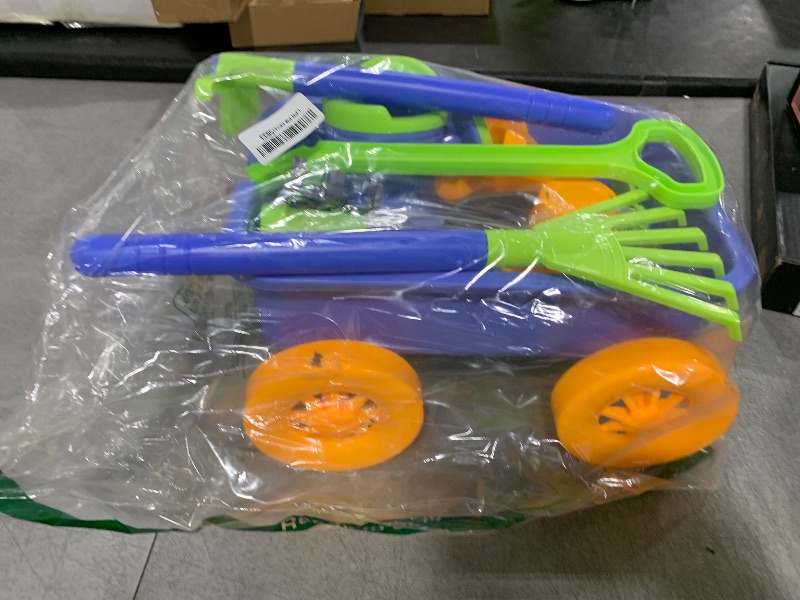 Photo 1 of Dimple Garden Wagon & Tools Toy Set Premium 15 Pcs Kids Gardening Tools & Wagon Toy Set - Sturdy & Durable - Top Yd, Beach, Sand, Garden Play Set - Great for Kids & Toddlers