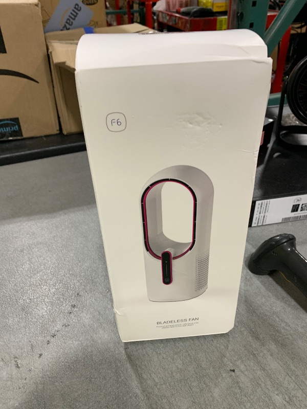 Photo 1 of KONSIDEN Desk Fan Bladeless, 11.8 Inch Office Fan Small, Quiet, 3 Speed Adjustment, Touch Control, Easy to Clean, Desk Fans Small Quiet, Ideal for Office, Living Room, Bedroom