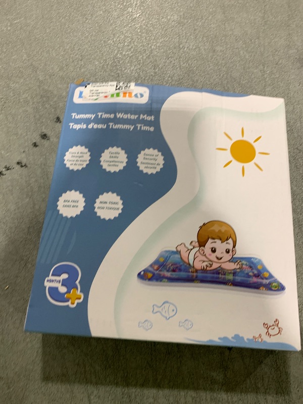 Photo 1 of Infinno Inflatable Tummy Time Mat Premium Baby Water Play Mat for Infants and Toddlers Baby Toys for 3 to 24 Months, Strengthen Your Baby's Muscles, Portable
