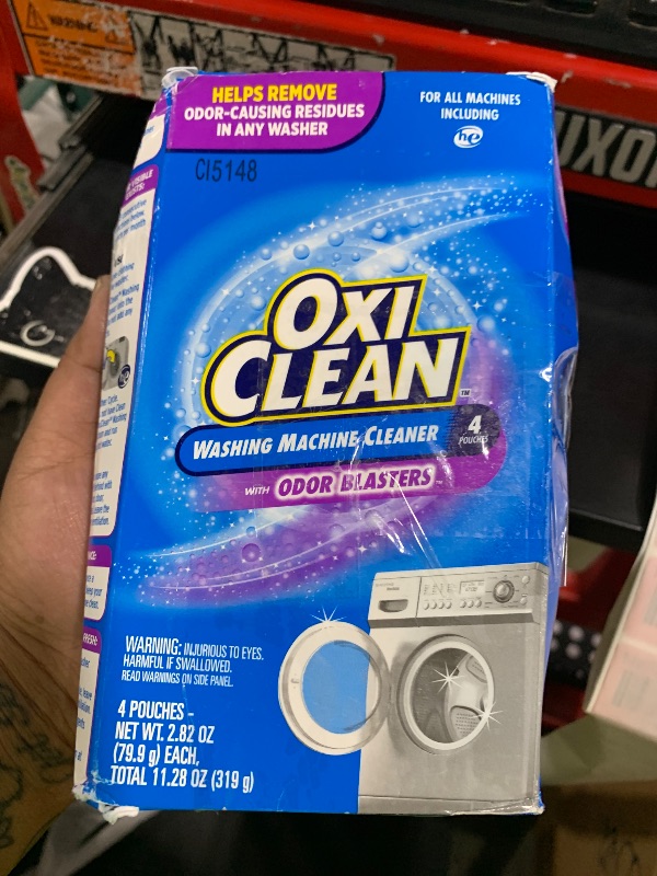 Photo 1 of OxiClean Washing Machine Cleaner with Odor Blasters, 4 Count