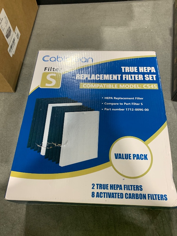Photo 1 of Cabiclean Filter S True Hepa Replacement Filter Set Compatible Model:C545